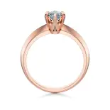 Pierścionek z różowego złota z diamentami AJPZ_002